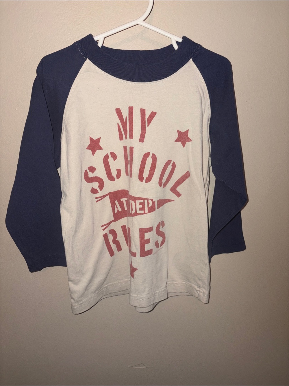 Wes & Willy “My School Rules' Long-Sleeve Tee